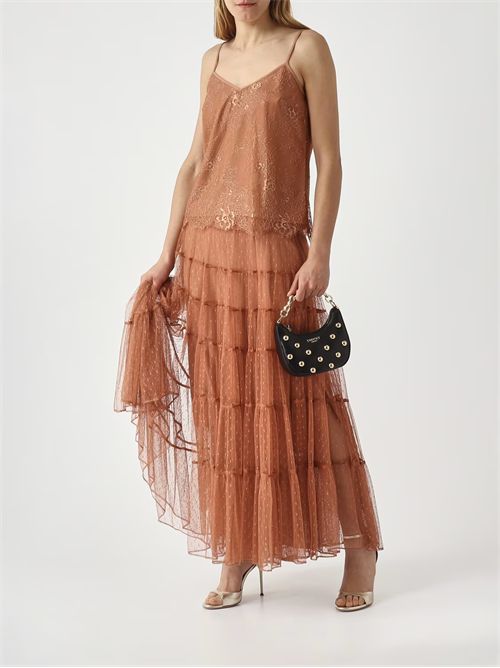 Top smerlato ricamato in pizzo TWINSET | TP2774/13168